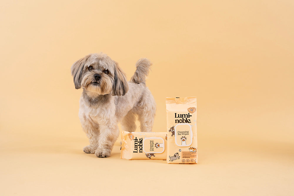 Lumi-Noble.燕麥益生元寵物清潔濕紙巾100張