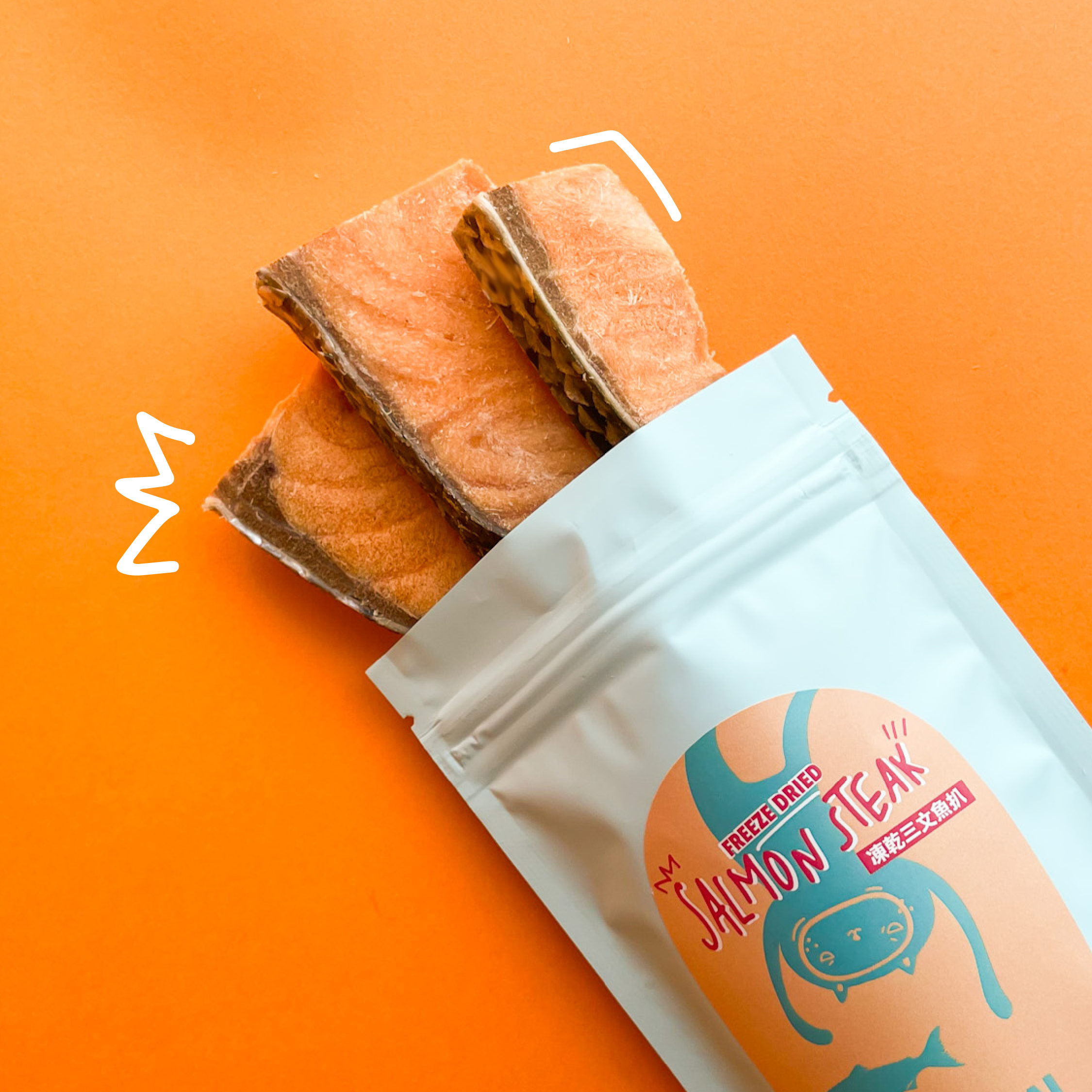 ANiMEAL凍乾三文魚扒-閃亮美毛