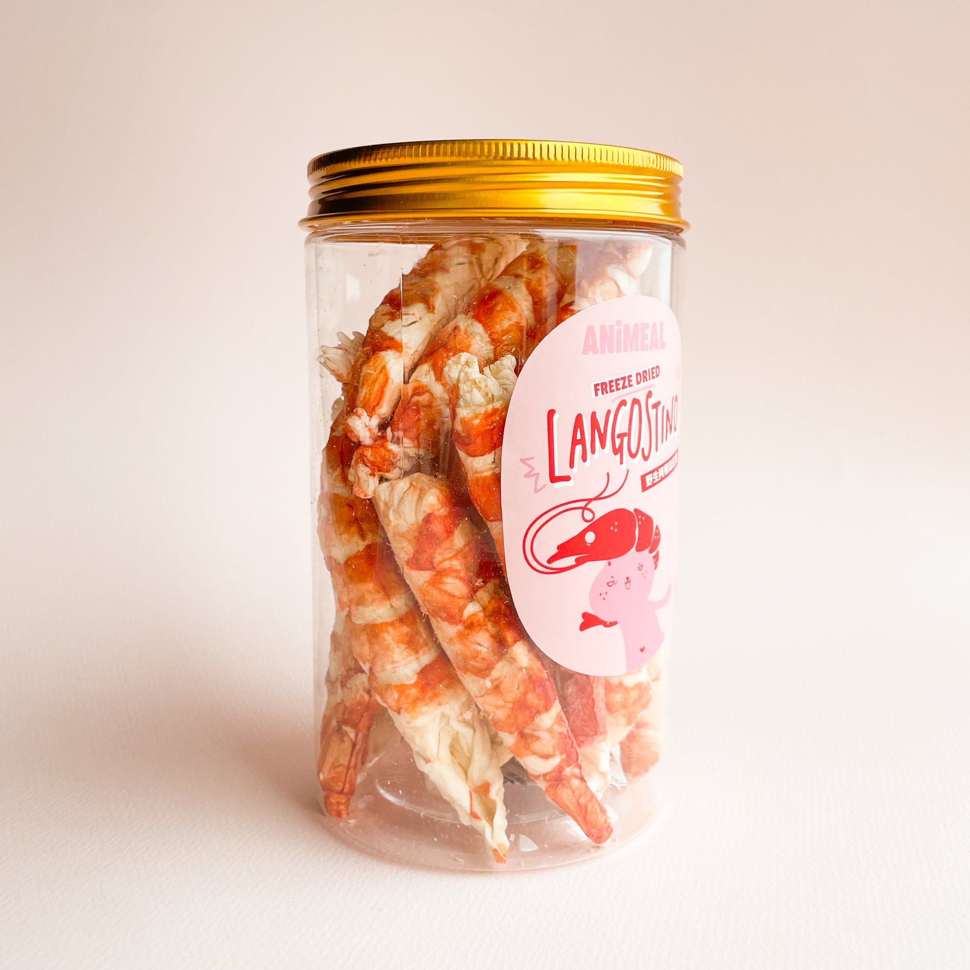 一樽L1級野生阿根廷紅蝦凍乾寵物零食