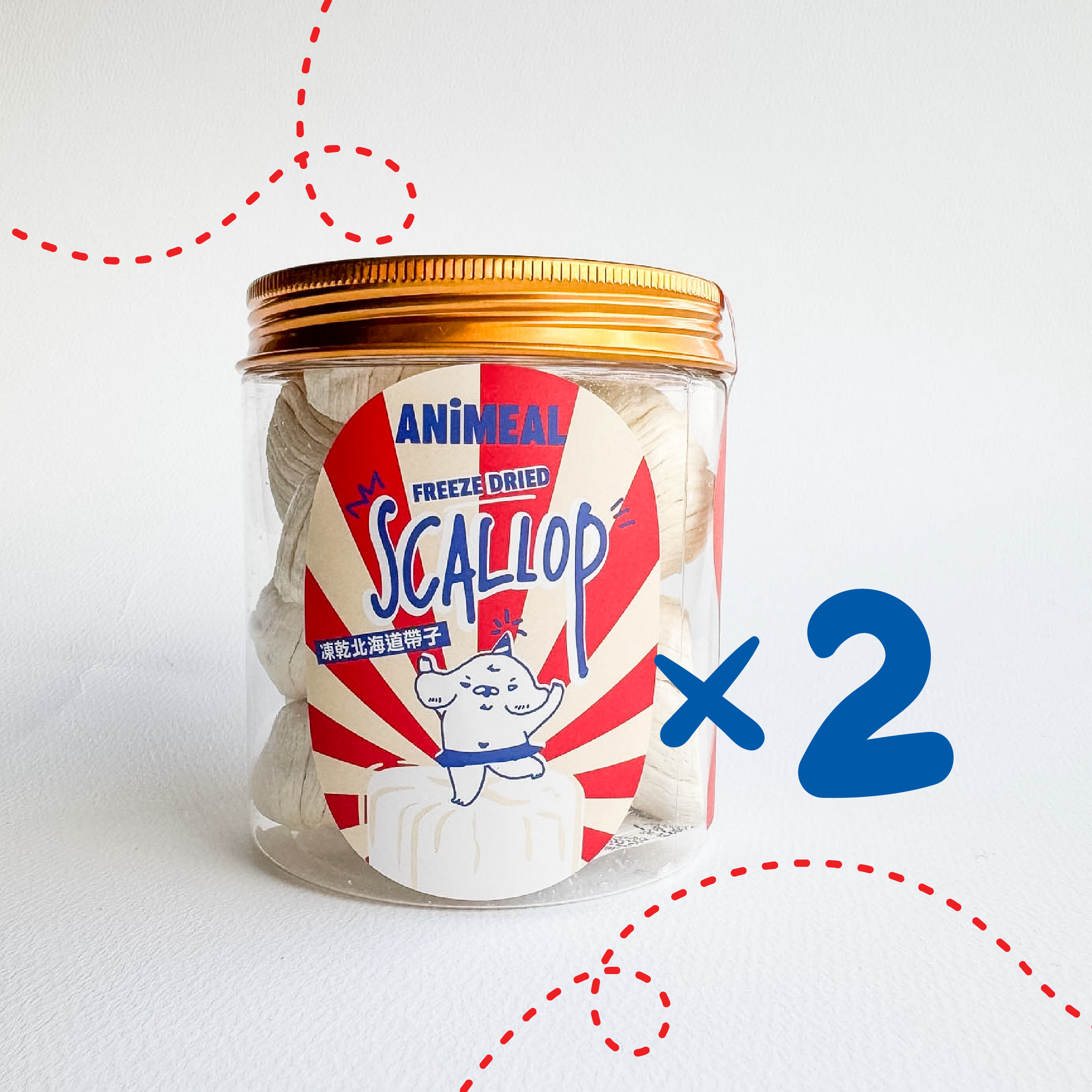 凍乾北海道帶子刺身寵物零食