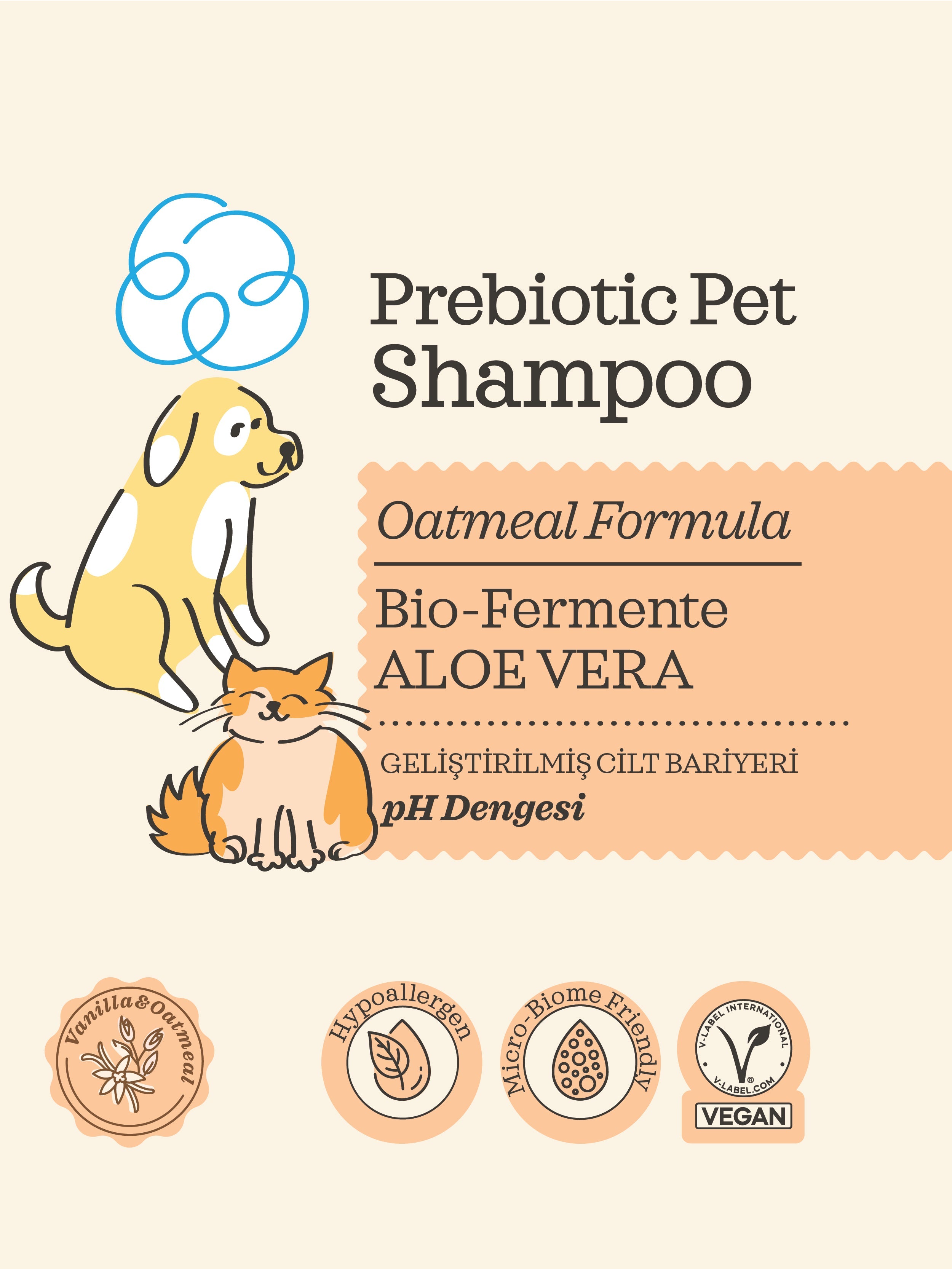 Lumi-Noble.燕麥益生元寵物沐浴露 473ml