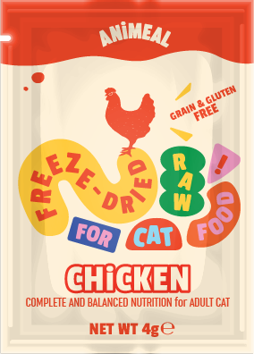 [Sample Size] ANiMEAL Adult Cat Freeze-Dried Raw Meat Main Food