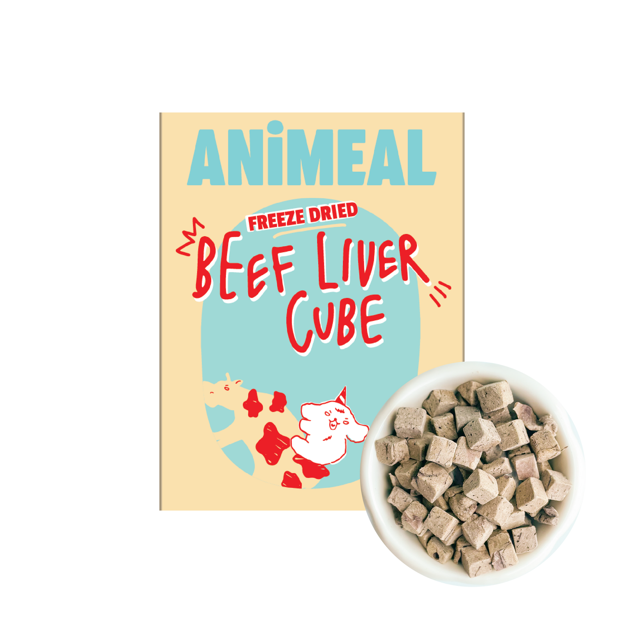 ANiMEAL凍乾牛肝粒-補充鐵質