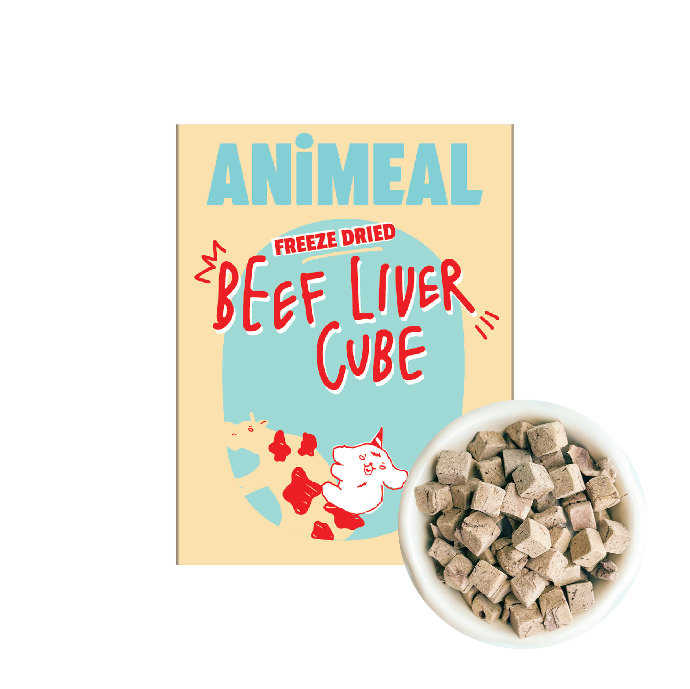 ANiMEAL凍乾牛肝粒-補充鐵質