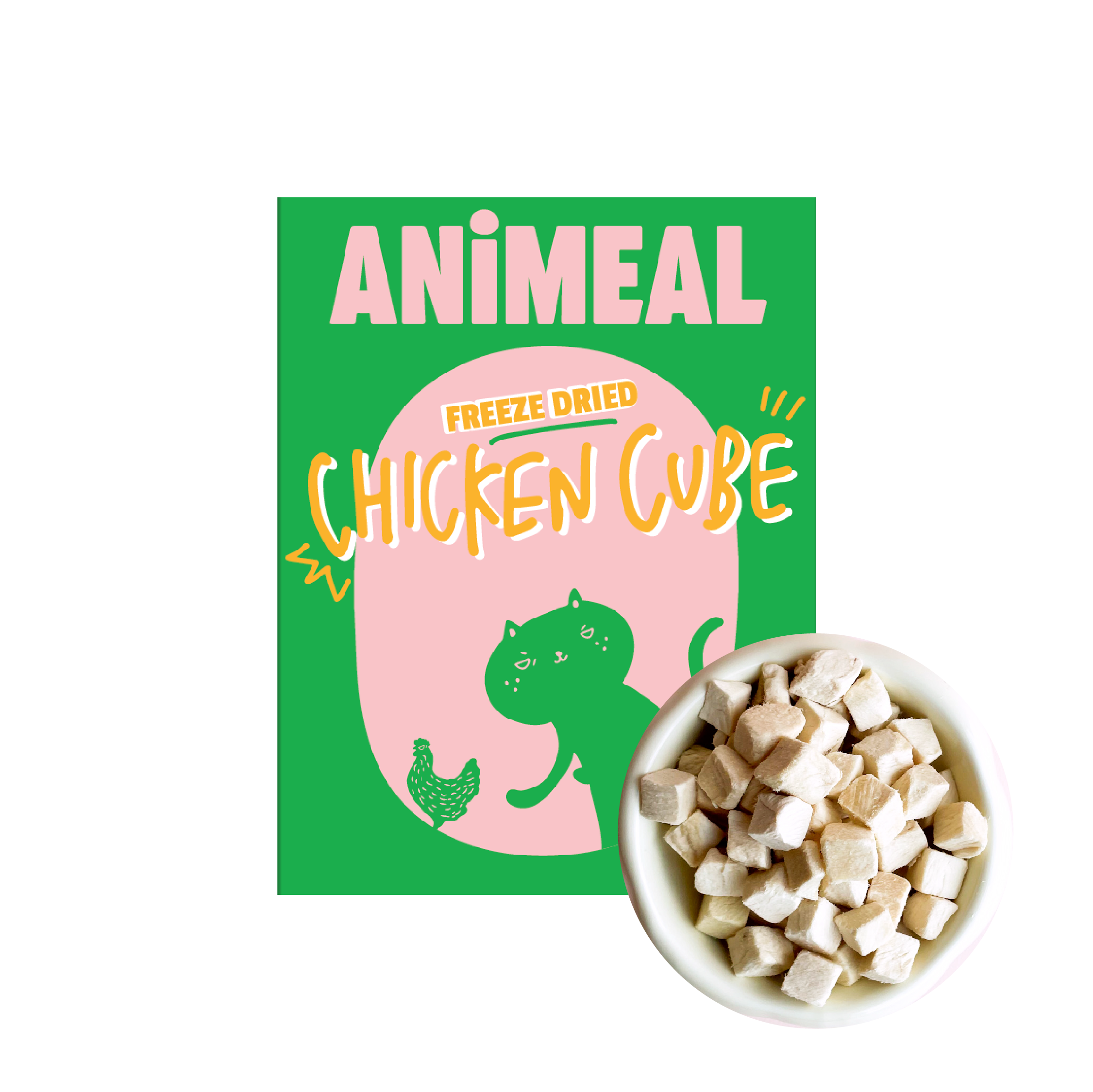 ANiMEAL凍乾雞肉粒-增強肌肉