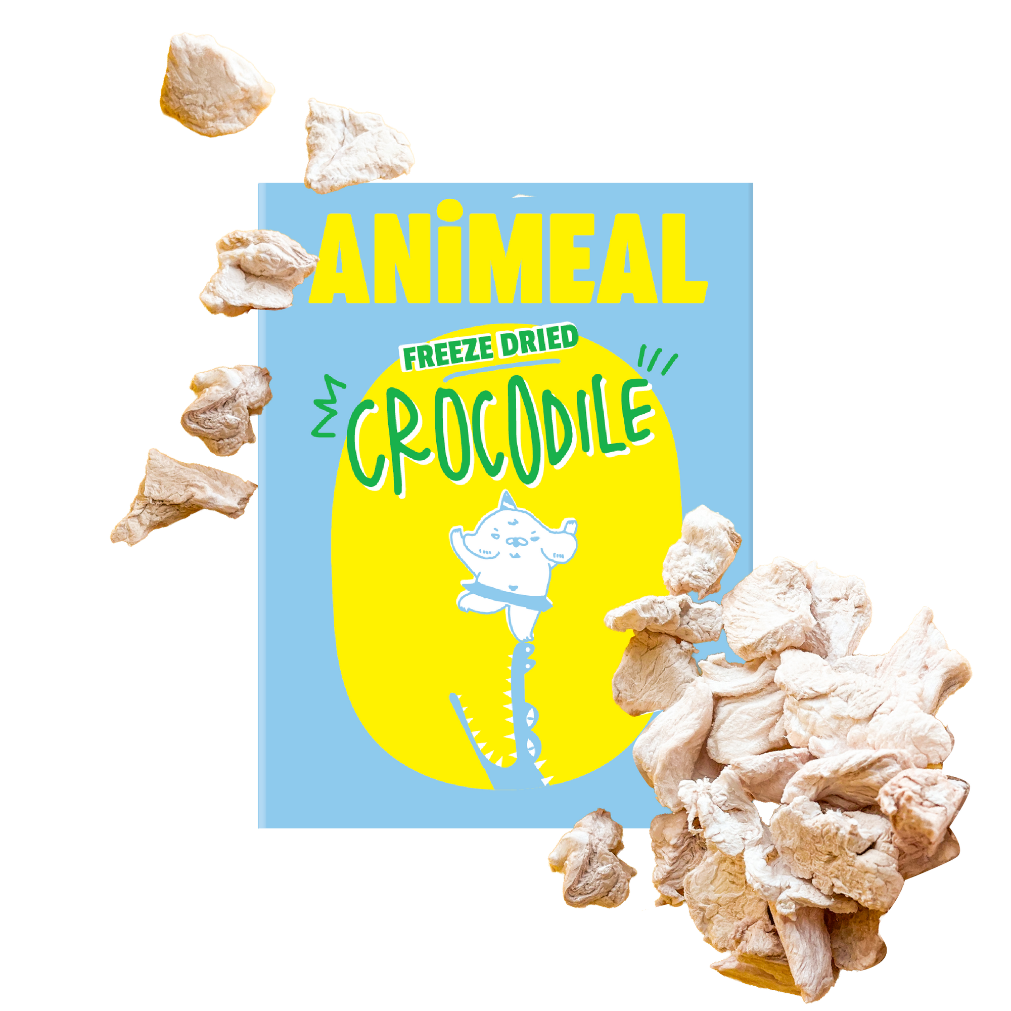 ANiMEAL凍乾泰國鱷魚肉-止咳益氣