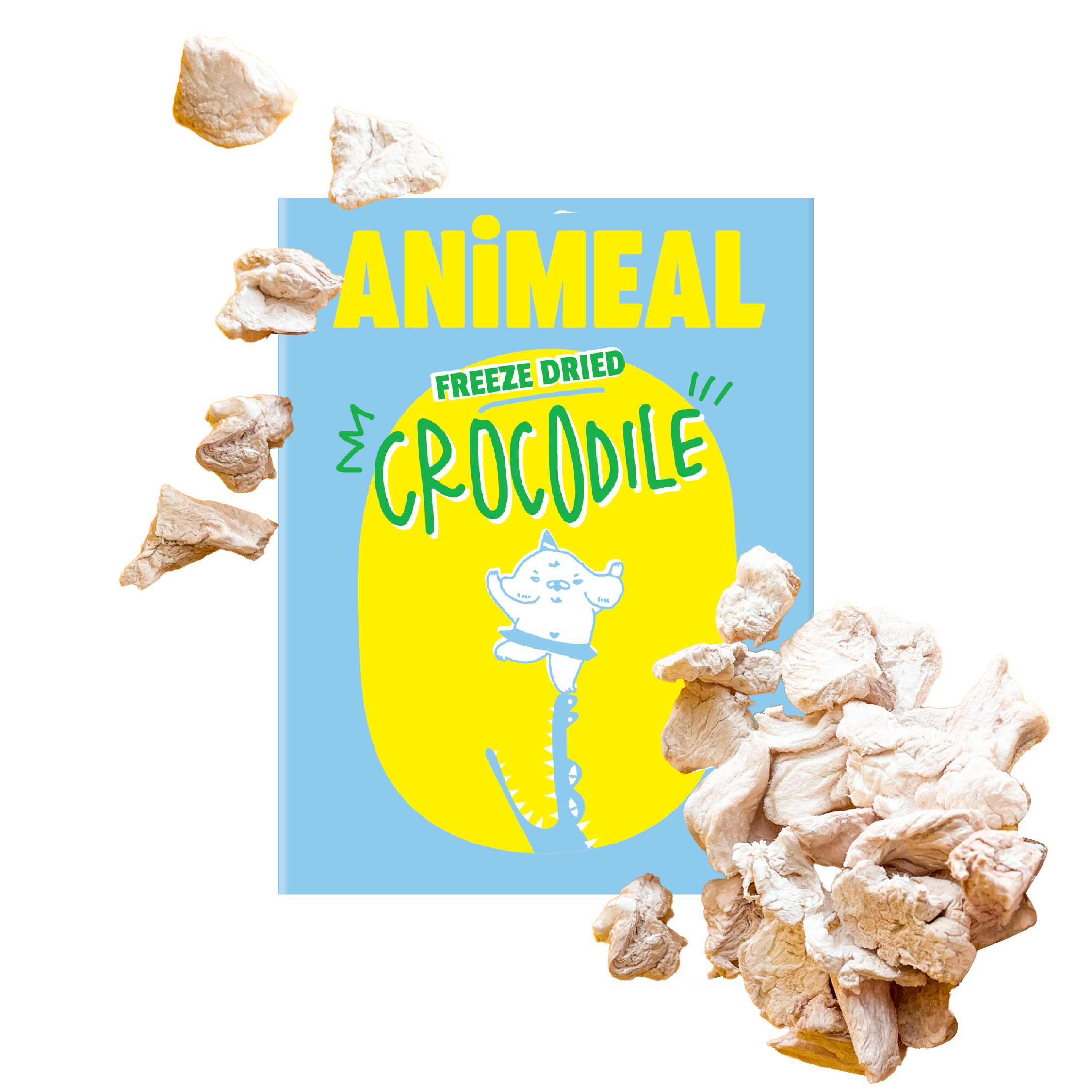 ANiMEAL凍乾泰國鱷魚肉-止咳益氣