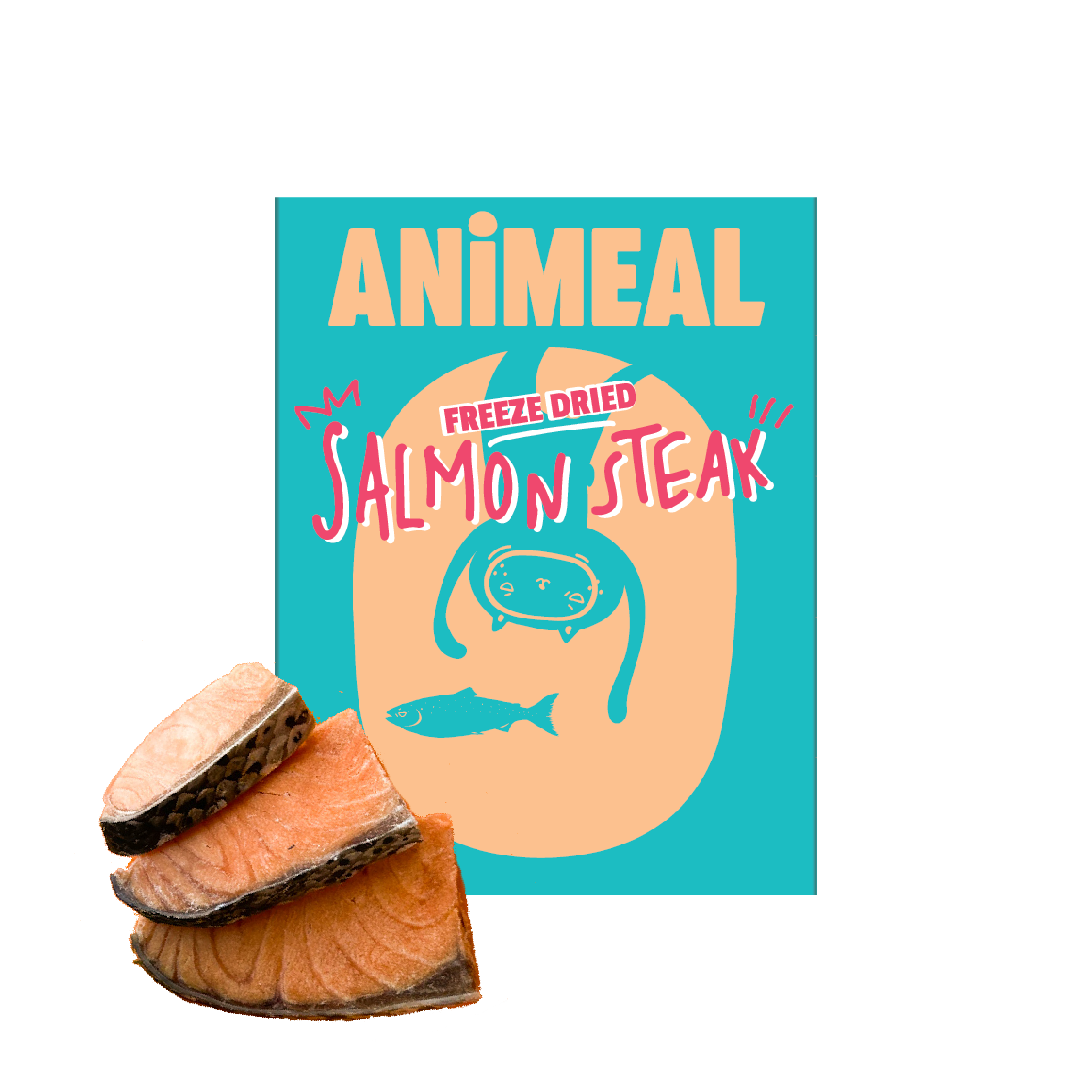 ANiMEAL凍乾三文魚扒-閃亮美毛
