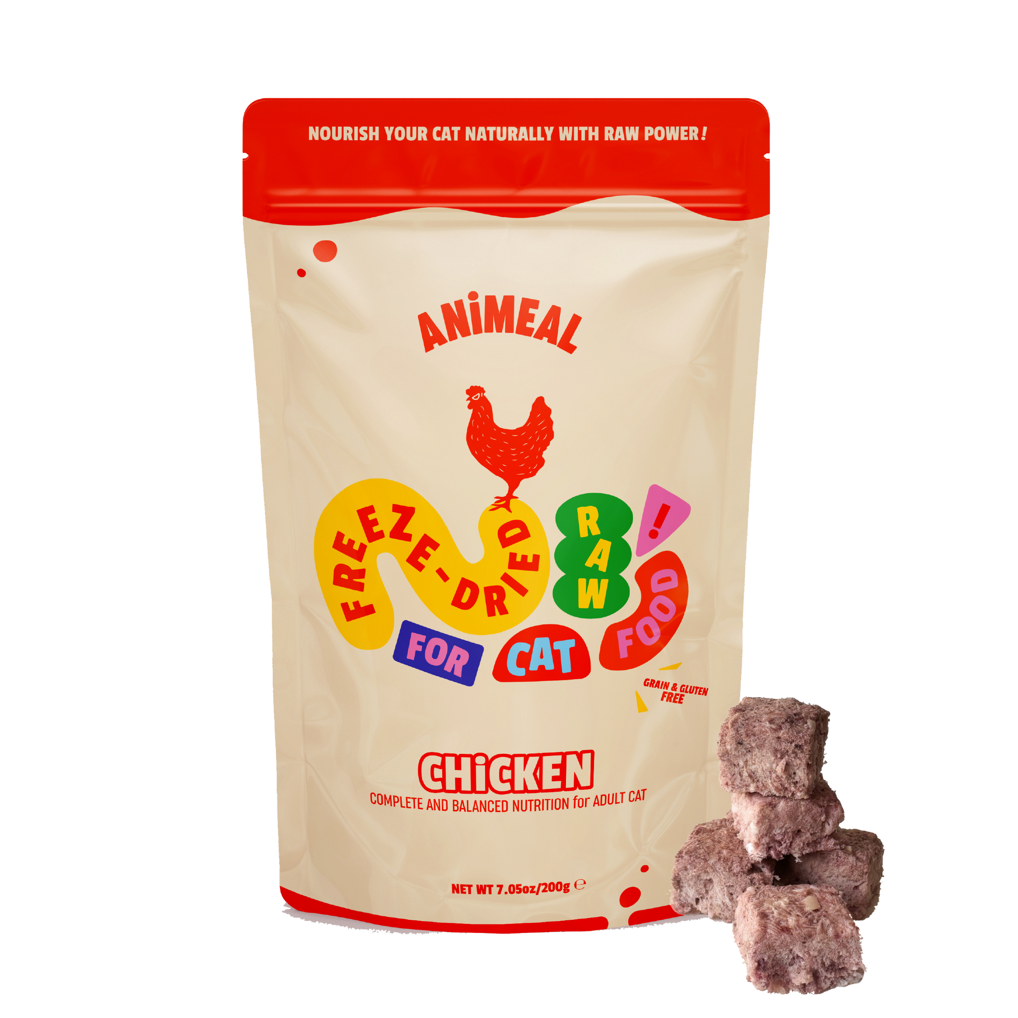 ANiMEAL成貓凍乾生肉主食糧