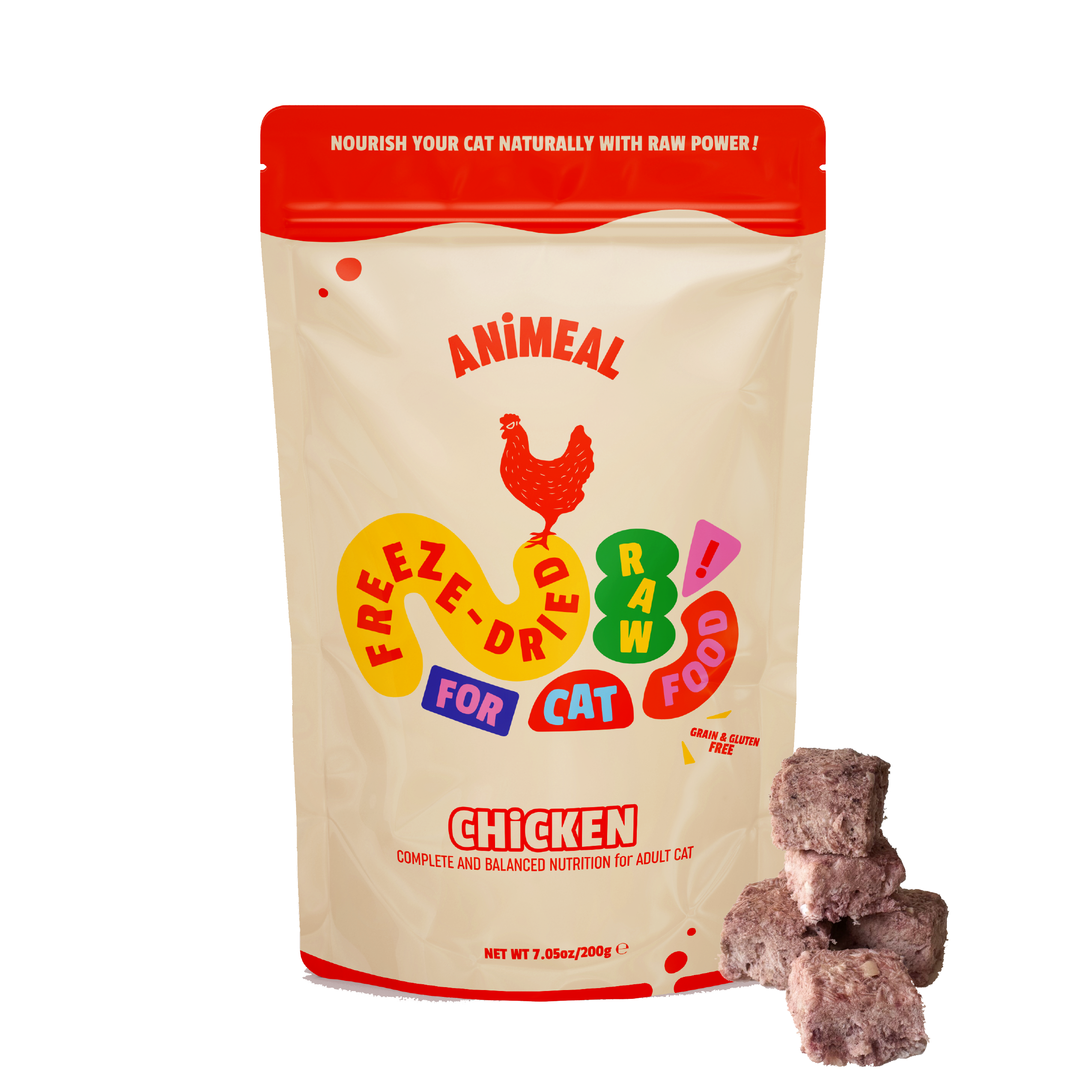 ANiMEAL成貓凍乾生肉主食糧